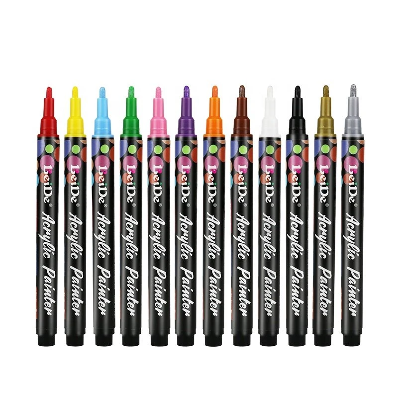 Marker za crnu akrilnu boju