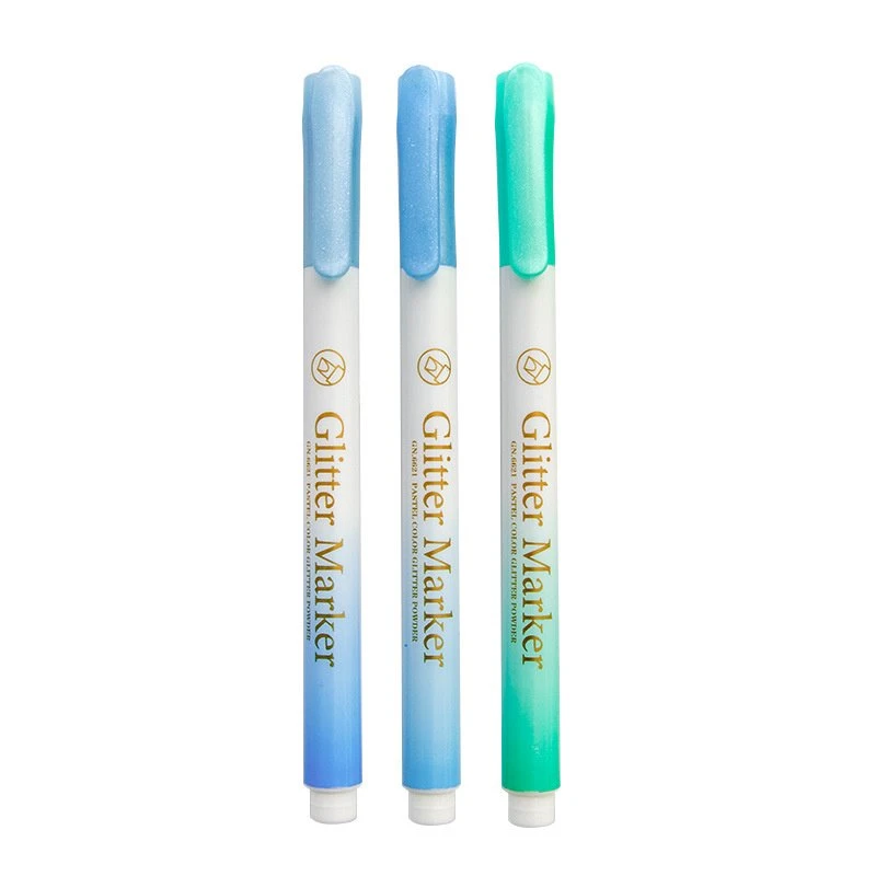 Nježni pastelni svjetlucavi highlighter