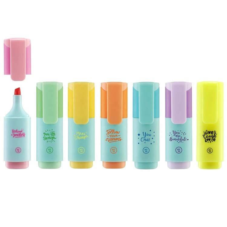 Mini marker za isticanje pastelnih boja