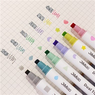 Dvostruki marker za marke u 6 boja